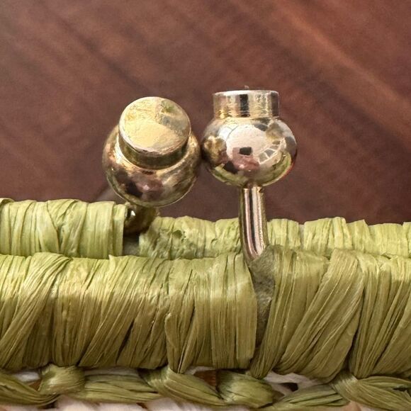 Vintage Magid 1960's White Rafia Straw Purse With Strawberries Made in Japan - Picture 12 of 12